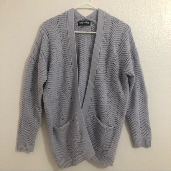 Sweetheart Knit Cardigan Set-Cream/Dustypink